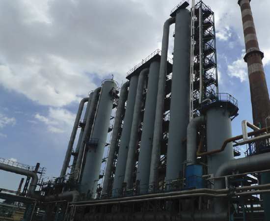 Coke Gas Treatment Refinery of Isfahan Zob Ahan Plan